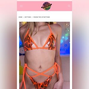 RaveAfterRave Medusa cut out two piece